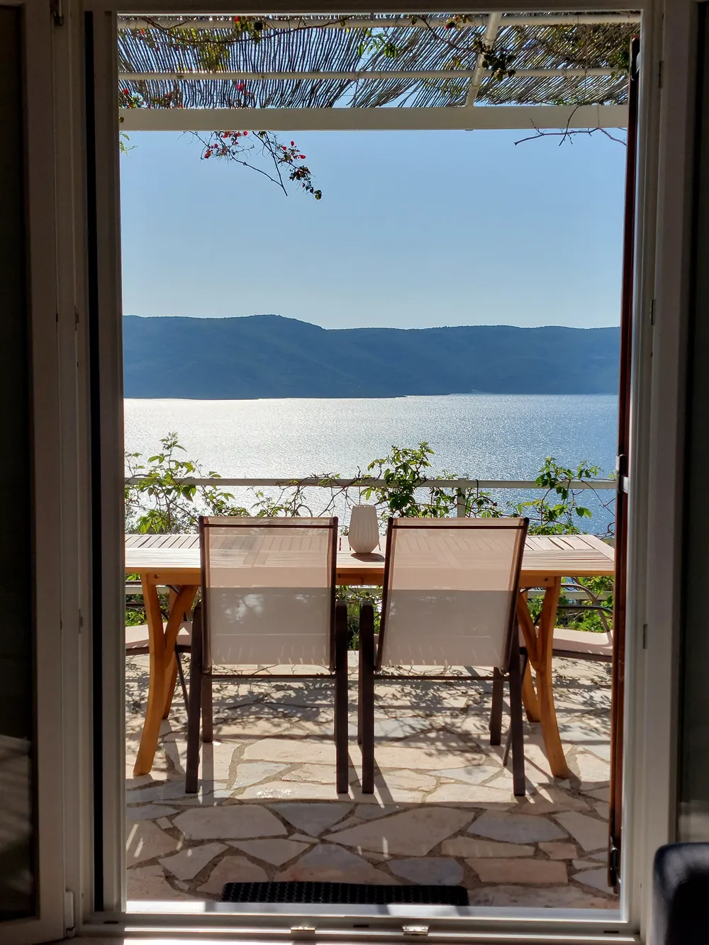 Βεράντα το ηλιοβασίλεμα